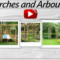 Shire Balsam Garden Arbour Seat 4'x2' 23 Shire Balsam Garden Arbour Seat 4'x2' -Zen Gardenia Sales arches and arbours 3
