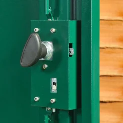 5' X 7' Asgard Centurion Police Approved Security Metal Shed (1.52m X 2.18m) -Zen Gardenia Sales asgcen 5