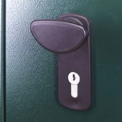 5'2 X 3'7 Asgard Flexistore 1511 Metal Shed (1.58m X 1.1m) 28 5'2 X 3'7 Asgard Flexistore 1511 Metal Shed (1.58m X 1.1m) -Zen Gardenia Sales asgfs1511 5x4 asgard flexistore 1511 metal storage close up12 min 1