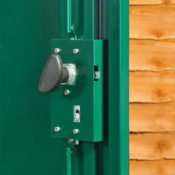 5' X 3' Asgard Securestore Metal Shed (1.5m X 0.95m) 17 5' X 3' Asgard Securestore Metal Shed (1.5m X 0.95m) -Zen Gardenia Sales asgsec 5x3 asgard securestore metal shed close up2 min 1