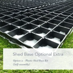 15' X 10' Forest Beckwood 25yr Guarantee Shiplap Pressure Treated Windowless Double Door Reverse Apex Wooden Shed (4.48m X 3.21m) -Zen Gardenia Sales beckwood plastic shed base image 1 7