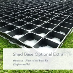 20' X 10' Forest Beckwood 25yr Guarantee Shiplap Pressure Treated Windowless Double Door Apex Wooden Shed (5.96m X 3.21m) -Zen Gardenia Sales beckwood plastic shed base image 5