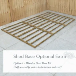 15' X 10' Forest Beckwood 25yr Guarantee Shiplap Pressure Treated Double Door Reverse Apex Wooden Shed (4.48m X 3.21m) 36 15' X 10' Forest Beckwood 25yr Guarantee Shiplap Pressure Treated Double Door Reverse Apex Wooden Shed (4.48m X 3.21m) -Zen Gardenia Sales beckwood wooden shed base 10x15 image 2