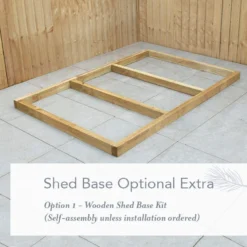 6' X 4' Forest Beckwood 25yr Guarantee Shiplap Pressure Treated Windowless Pent Wooden Shed (1.98m X 1.4m) 34 6' X 4' Forest Beckwood 25yr Guarantee Shiplap Pressure Treated Windowless Pent Wooden Shed (1.98m X 1.4m) -Zen Gardenia Sales beckwood wooden shed base 6x4 image 3