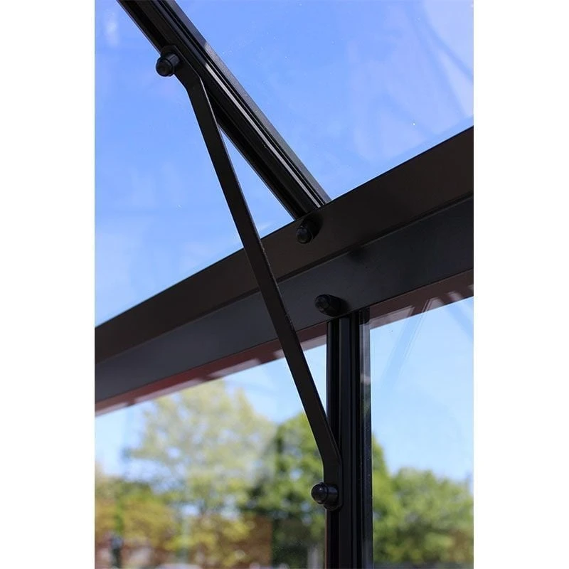 4' X 8' Halls Cotswold Birdlip Small Greenhouse In Black With Toughened Glass (1.47m X 2.56m) 15 4' X 8' Halls Cotswold Birdlip Small Greenhouse In Black With Toughened Glass (1.47m X 2.56m) - Image 13