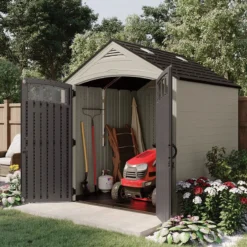 Zen Gardenia Sales -Zen Gardenia Sales bms7727 7x7 suncast cloverdale plastic garden shed insitu2 min