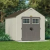 8' X 10' Suncast New Tremont Three Apex Roof Plastic Garden Storage Shed (2.43m X 3.11m) -Zen Gardenia Sales bms8100 01