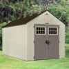 8' X 13' Suncast New Tremont Two Apex Roof Plastic Garden Storage Shed (2.43m X 4.03m) -Zen Gardenia Sales bms8130 01