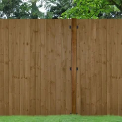 7' X 4" X 4" Forest Green UC4 Incised Fence Post (2100mm X 100mm X 100mm) -Zen Gardenia Sales brown incised fence post 2 1 4