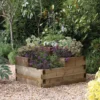 Forest Caledonian Tiered Raised Bed 3'x3' (0.9x0.9m) -Zen Gardenia Sales caltrb9090hd 01