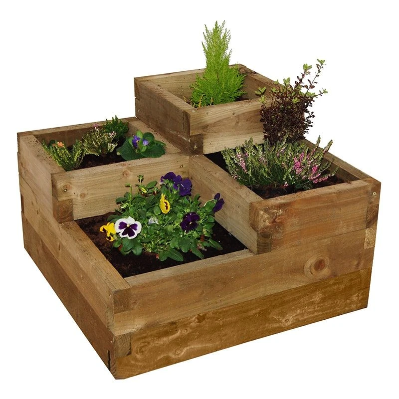 Forest Caledonian Tiered Raised Bed 3'x3' (0.9x0.9m) 5 Forest Caledonian Tiered Raised Bed 3'x3' (0.9x0.9m) - Image 3