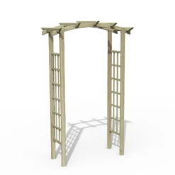 Forest Classic Dome Top Wooden Garden Pergola Arch 4'5 X 2'4 -Zen Gardenia Sales cladtahd cladta 2