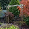 Forest Classic Flat Top Wooden Garden Pergola Arch 6'11 X 2'4 -Zen Gardenia Sales clafta 1
