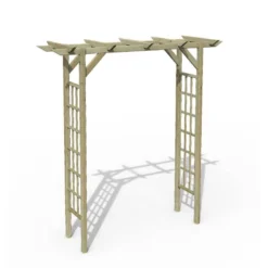 Forest Classic Flat Top Wooden Garden Pergola Arch 6'11 X 2'4 10 Forest Classic Flat Top Wooden Garden Pergola Arch 6'11 X 2'4 -Zen Gardenia Sales clafta 2
