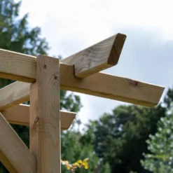Forest Classic Flat Top Wooden Garden Pergola Arch 6'11 X 2'4 12 Forest Classic Flat Top Wooden Garden Pergola Arch 6'11 X 2'4 -Zen Gardenia Sales clafta 4