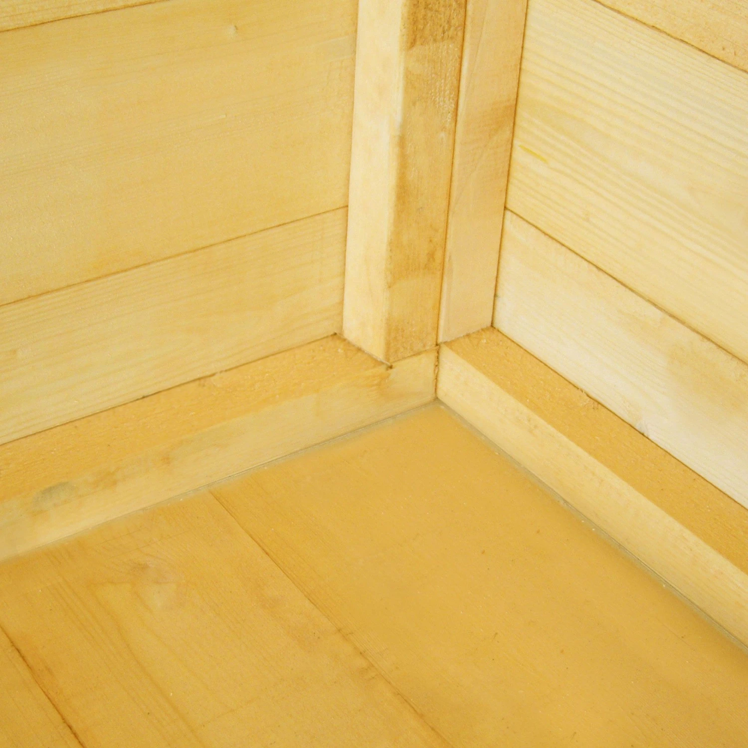 7' X 7' Shire Shiplap Wooden Corner Garden Shed (2.16m X 2.16m) 8 7' X 7' Shire Shiplap Wooden Corner Garden Shed (2.16m X 2.16m) - Image 6