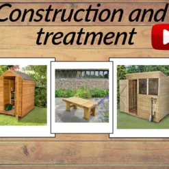 Forest Low Sleeper Wooden Garden Table 4'x2' (1.2x0.6m) -Zen Gardenia Sales construction and treatment 11 4