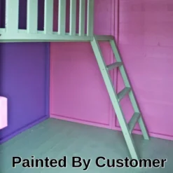 5'3 X 5'6 Shire Croft Childrens/ Kids Wooden Garden Playhouse -Zen Gardenia Sales croft interior with text res