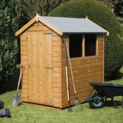 12' X 6' Traditional Standard Shiplap Apex Wooden Garden Shed (3.66m X 1.83m)