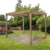 Forest Dining Wooden Garden Pergola Kit 10'x8' 2 Forest Dining Wooden Garden Pergola Kit 10'x8' -Zen Gardenia Sales dinpergnshd 01
