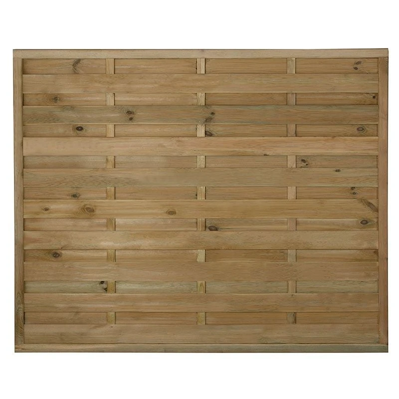 Forest 6' X 5' Europa Plain Pressure Treated Decorative Fence Panel (1.8m X 1.5m) 4 Forest 6' X 5' Europa Plain Pressure Treated Decorative Fence Panel (1.8m X 1.5m) - Image 2