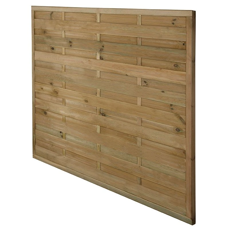 Forest 6' X 5' Europa Plain Pressure Treated Decorative Fence Panel (1.8m X 1.5m) 5 Forest 6' X 5' Europa Plain Pressure Treated Decorative Fence Panel (1.8m X 1.5m) - Image 3