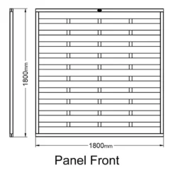 Forest 6' X 6' Europa Plain Pressure Treated Decorative Fence Panel (1.8m X 1.8m) 14 Forest 6' X 6' Europa Plain Pressure Treated Decorative Fence Panel (1.8m X 1.8m) -Zen Gardenia Sales egfp 03