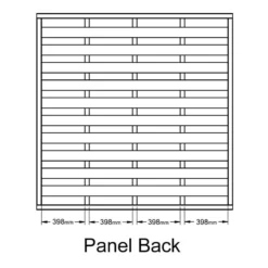 Forest 6' X 6' Europa Plain Pressure Treated Decorative Fence Panel (1.8m X 1.8m) 15 Forest 6' X 6' Europa Plain Pressure Treated Decorative Fence Panel (1.8m X 1.8m) -Zen Gardenia Sales egfp 04