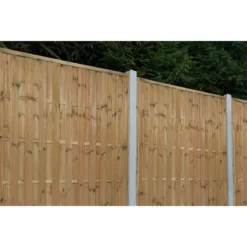 Forest 6' X 6' Europa Plain Pressure Treated Decorative Fence Panel (1.8m X 1.8m) 21 Forest 6' X 6' Europa Plain Pressure Treated Decorative Fence Panel (1.8m X 1.8m) -Zen Gardenia Sales egvfp6 pressure treated vertical hit miss no2 min