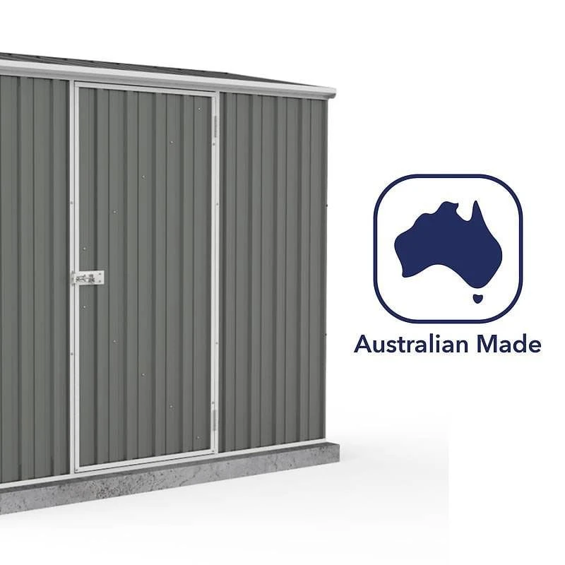 7'5 X 2'7 Absco Space Saver Pent Metal Shed - Grey (2.26m X 0.79m) 10 7'5 X 2'7 Absco Space Saver Pent Metal Shed - Grey (2.26m X 0.79m) - Image 8