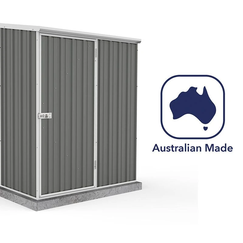 5' X 3' Absco Space Saver Pent Metal Shed - Grey (1.52m X 0.78m) 10 5' X 3' Absco Space Saver Pent Metal Shed - Grey (1.52m X 0.78m) - Image 8