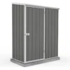 5' X 3' Absco Space Saver Pent Metal Shed - Grey (1.52m X 0.78m) -Zen Gardenia Sales esdxl20met102 5x3 absco grey render min 1