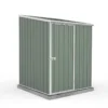5' X 5' Absco Space Saver Pent Metal Shed - Pale Eucalyptus (1.52m X 1.52m) -Zen Gardenia Sales esdxl20met105 5x5 absco euc render min 1