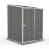 5' X 5' Absco Space Saver Pent Metal Shed - Grey (1.52m X 1.52m) 1 5' X 5' Absco Space Saver Pent Metal Shed - Grey (1.52m X 1.52m) -Zen Gardenia Sales esdxl20met106 5x5 absco grey render min 1