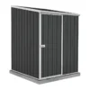 5' X 5' Absco Space Saver Pent Metal Shed - Dark Grey (1.52m X 1.52m) 1 5' X 5' Absco Space Saver Pent Metal Shed - Dark Grey (1.52m X 1.52m) -Zen Gardenia Sales esdxl20met107 5x5 absco d grey render min 1