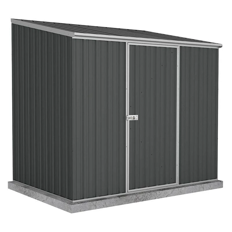 7'5 X 5' Absco Space Saver Pent Metal Shed - Dark Grey (2.26m X 1.52m) 3 7'5 X 5' Absco Space Saver Pent Metal Shed - Dark Grey (2.26m X 1.52m)
