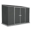 10' X 5' Absco Space Saver Double Door Metal Shed - Dark Grey (3m X 1.52m) 1 10' X 5' Absco Space Saver Double Door Metal Shed - Dark Grey (3m X 1.52m) -Zen Gardenia Sales esdxl20met112 10x5 absco dg render min 1