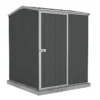 5' X 5' Absco Premier Titanium Reverse Apex Metal Shed - Dark Grey (1.52m X 1.52m) 2 5' X 5' Absco Premier Titanium Reverse Apex Metal Shed - Dark Grey (1.52m X 1.52m) -Zen Gardenia Sales esdxl20met114 5x5 titanium dg render min 1
