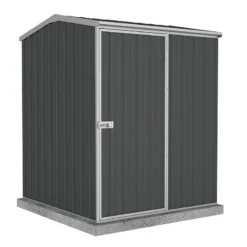 5' X 5' Absco Premier Titanium Reverse Apex Metal Shed - Dark Grey (1.52m X 1.52m)