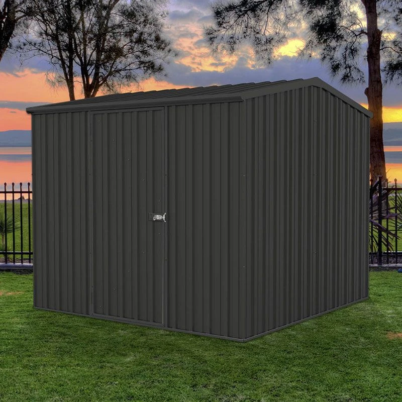 7'5 X 7'5 Absco Premier Titanium Reverse Apex Metal Shed - Dark Grey (2.26m X 2.26m) 4 7'5 X 7'5 Absco Premier Titanium Reverse Apex Metal Shed - Dark Grey (2.26m X 2.26m) - Image 2