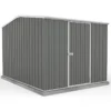7'5 X 10' Absco Premier Titanium Reverse Apex Metal Shed - Dark Grey (2.26m X 3m) 1 7'5 X 10' Absco Premier Titanium Reverse Apex Metal Shed - Dark Grey (2.26m X 3m) -Zen Gardenia Sales esdxl20met119 7x10 titanium dg render min 1
