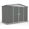 10' X 5' Absco Regent Double Door Metal Shed - Grey (3m X 1.44m) 2 10' X 5' Absco Regent Double Door Metal Shed - Grey (3m X 1.44m) -Zen Gardenia Sales esdxl20met123 10x5 regent grey render min 1
