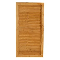 Forest 3' X 6' Wooden Lap Side Garden Gate (0.91m X 1.83m) -Zen Gardenia Sales flg63 lap cutout3