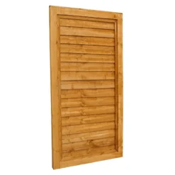 Forest 3' X 6' Wooden Lap Side Garden Gate (0.91m X 1.83m) -Zen Gardenia Sales flg63 lap cutout4