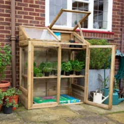 4'x2' Forest Wooden Small Mini Lean To Greenhouse (1.2x0.62m) -Zen Gardenia Sales for 5718
