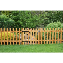 Forest 6' X 3' Wooden Pale Picket Fence Panel (1.8m X 0.9m) -Zen Gardenia Sales fp30hd 2