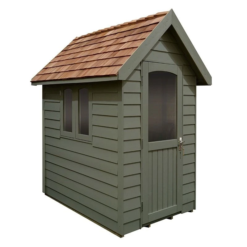 6' X 4' Forest Retreat Green Luxury Shed (1.81m X 1.22m) - Installation Included 12 6' X 4' Forest Retreat Green Luxury Shed (1.81m X 1.22m) - Installation Included - Image 10