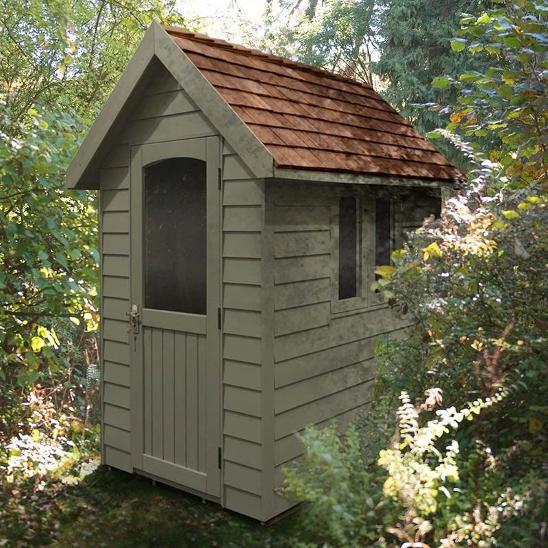 6' X 4' Forest Retreat Green Luxury Shed (1.81m X 1.22m) - Installation Included 4 6' X 4' Forest Retreat Green Luxury Shed (1.81m X 1.22m) - Installation Included - Image 2