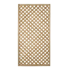 Forest 6' X 3' Rosemore Pressure Treated Diamond Lattice (1.8m X 0.9m) -Zen Gardenia Sales frlatt63hd 3 1