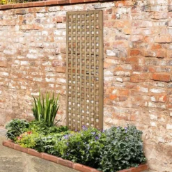 Forest 6' X 2' Premium Framed Decorative Contemporary Square Garden Trellis (1.8m X 0.6m)